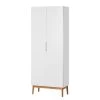Mørteens Armoire d’entrée Lindholm - Partiellement en chêne massif - Blanc