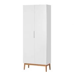 Mørteens Armoire d’entrée Lindholm - Partiellement en chêne massif - Blanc