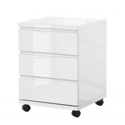 Fredriks Caisson à roulettes Paddington - Blanc brillant