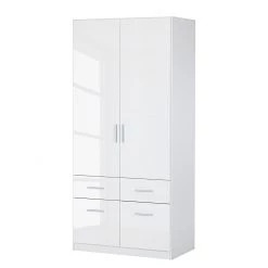 Rauch Blue Armoire à portes battantes Celle - Blanc brillant / alpin 2