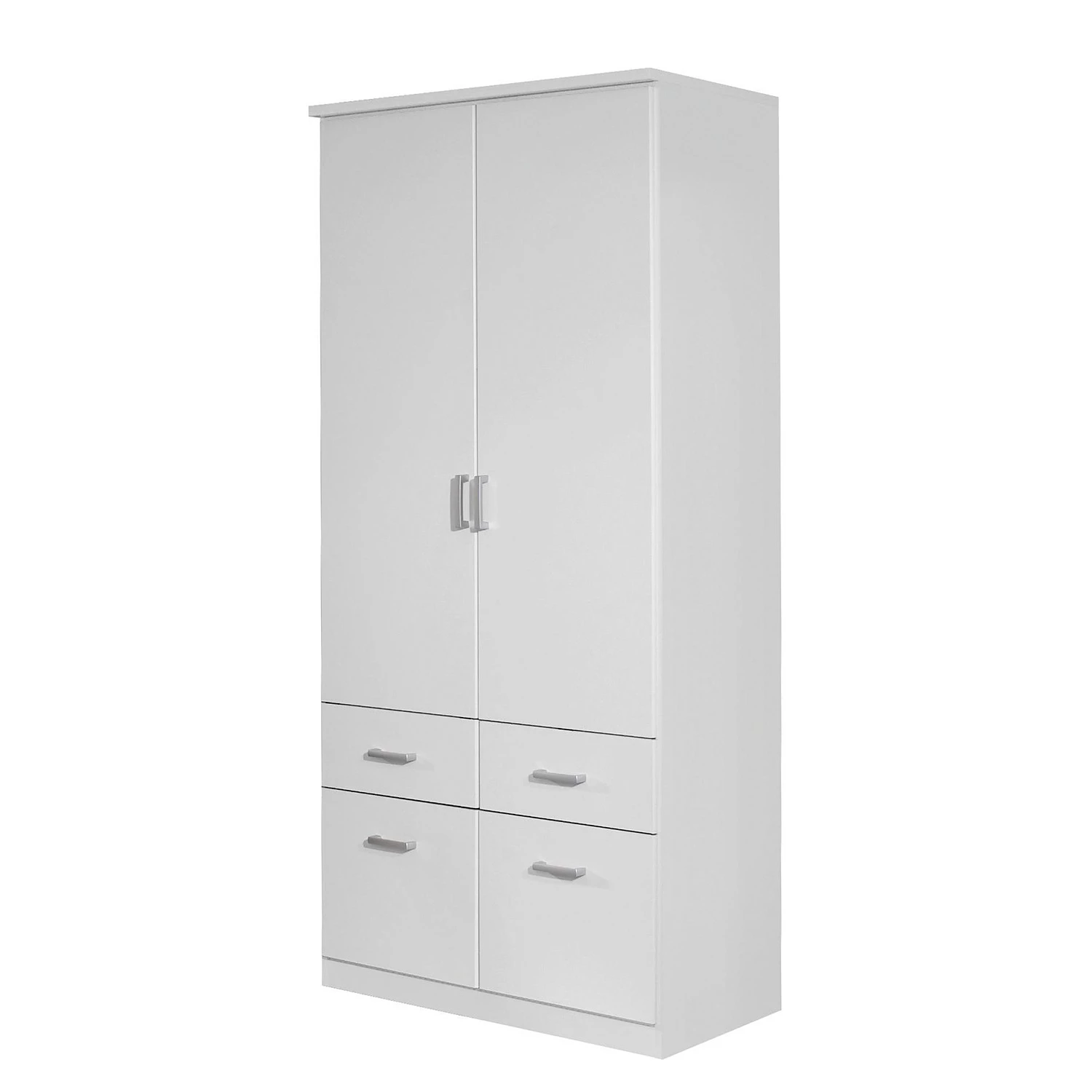 Rauch Blue Armoire à portes battantes Bremen - Blanc alpin - 91 cm - 2 portes