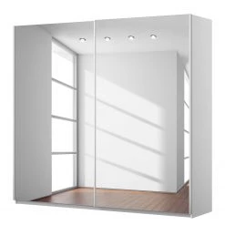 Armoire à portes coulissantes KiYDOO - Landhaus III - Blanc alpin - Hauteur : 210 cm - Largeur : 226 cm