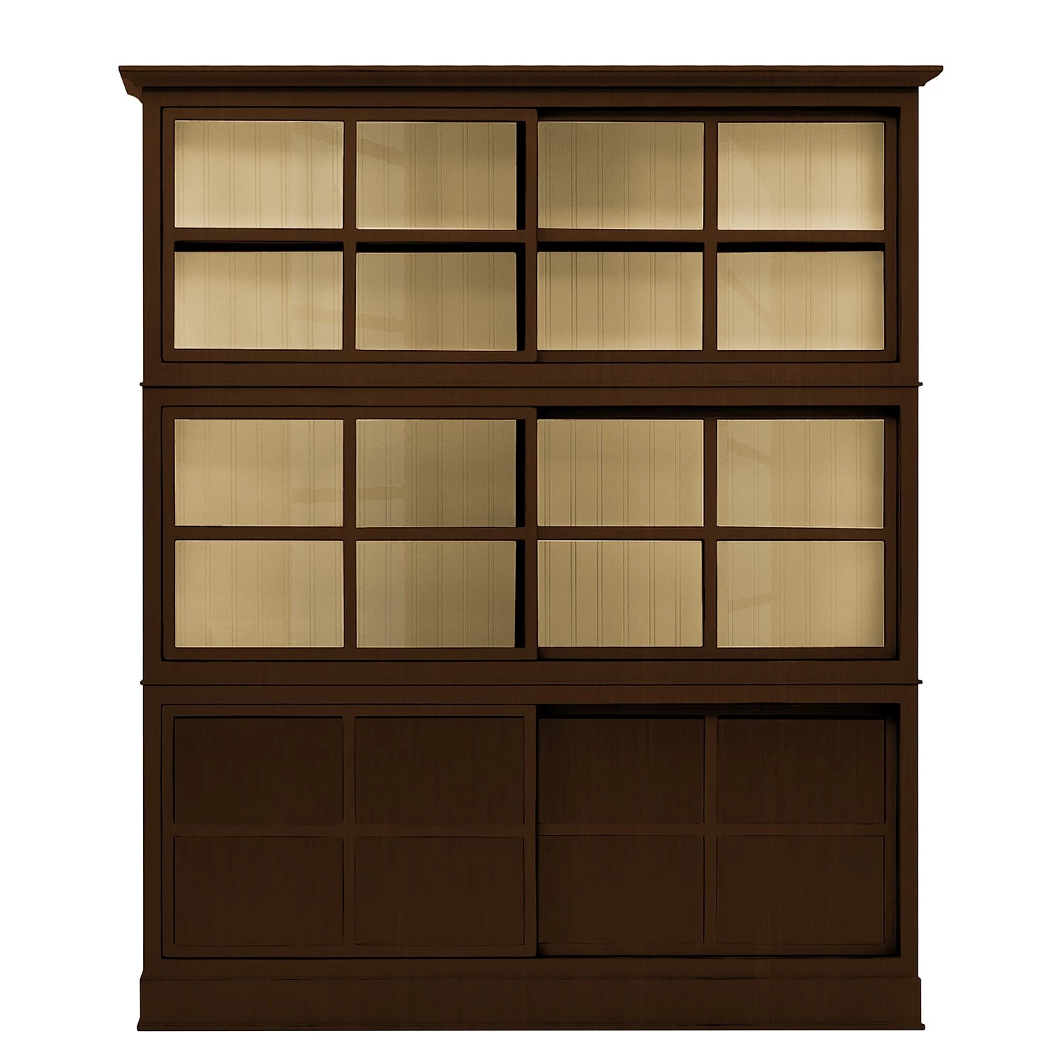 Maison Belfort Vitrine Azjana - Pin marron / Pin crème – Image 3