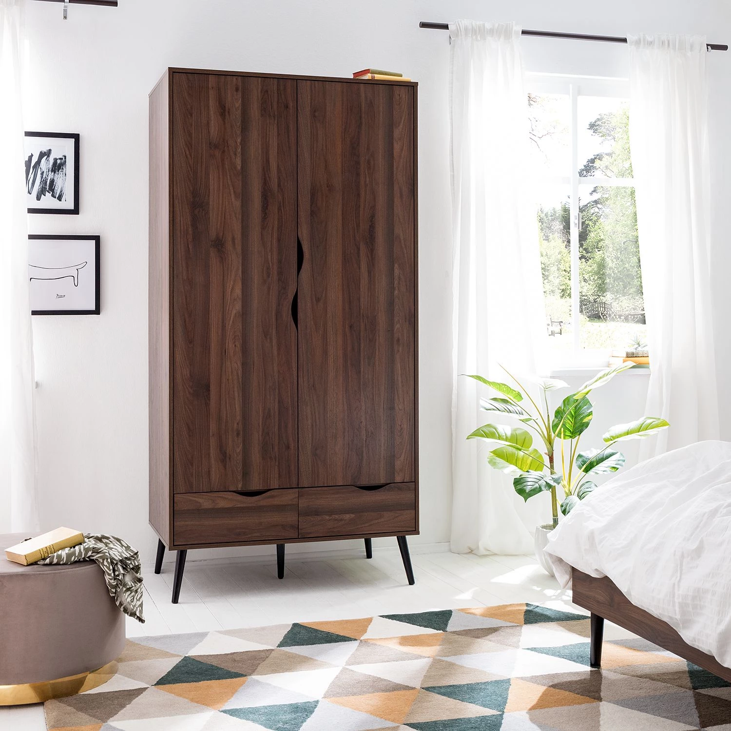 Mørteens Armoire Gjora - Imitation noyer – Image 2