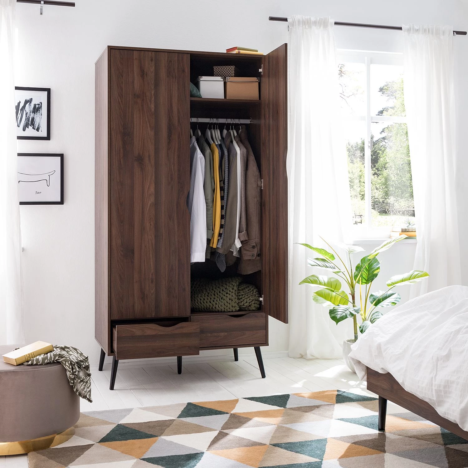 Mørteens Armoire Gjora - Imitation noyer – Image 3