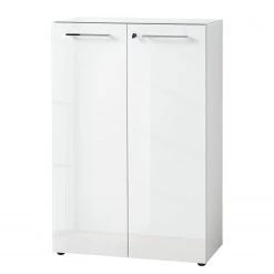Germania Armoire de rangement Monteria - Blanc - Hauteur : 120 cm