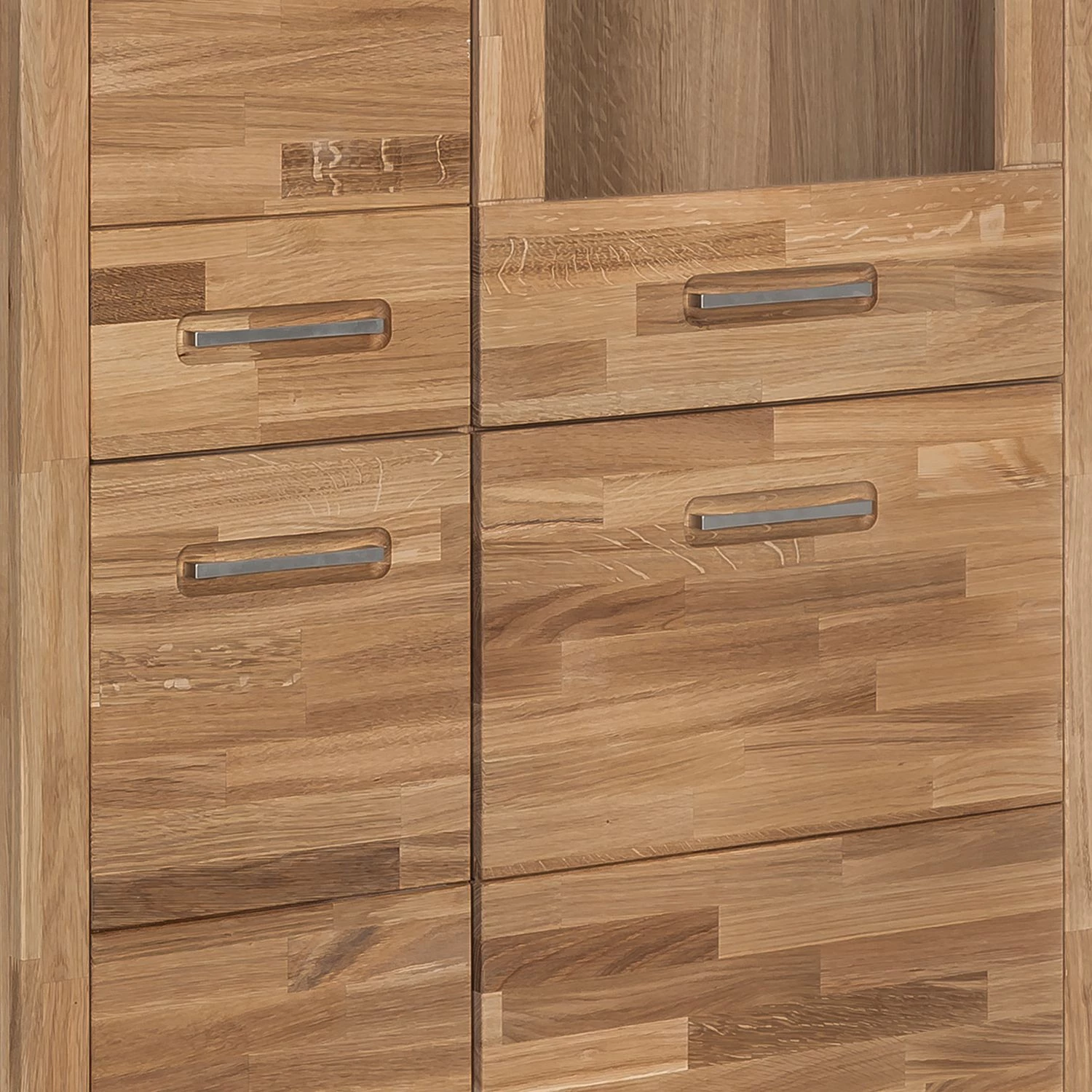 Ars Natura Armoire vitrine Majona (avec éclairage) - Chêne sauvage – Image 4