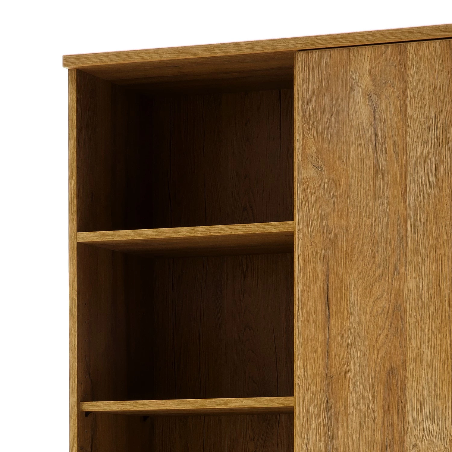 Red Living Armoire étagère Krokby - Imitation chêne Grandson / Noir – Image 5