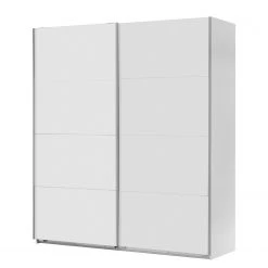 Wimex Armoire portes coulissantes Easy Plus II - Blanc - Hauteur : 236 cm - Largeur : 180 cm