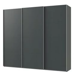 Wimex Armoire portes coulissantes Easy Plus II - Imitation graphite - Hauteur : 236 cm - Largeur : 313 cm