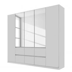 Rauch Orange Armoire Mainz - Blanc alpin - Largeur : 226 cm - Avec portes miroir