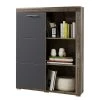 Loftscape Buffet Polis - Gris mat / Imitation bois flotté