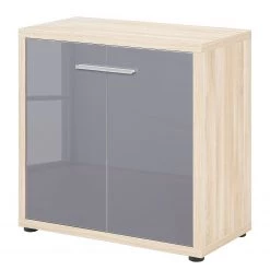 Maja Möbel Armoire de bureau Set Plus - Gris / Imitation chêne