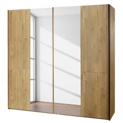 Wiemann Armoire à portes coulissantes Innsbruck - Partiellement en aulne massif - Hauteur : 216 cm - Largeur : 200 cm