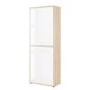 Maja Möbel Armoire de bureau Set Plus III - Blanc / Imitation chêne