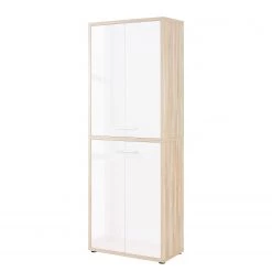 Maja Möbel Armoire de bureau Set Plus III - Blanc / Imitation chêne