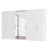 Armoire SKØP glass wood reflect - Hauteur : 222 cm - Largeur : 360 cm - Basic