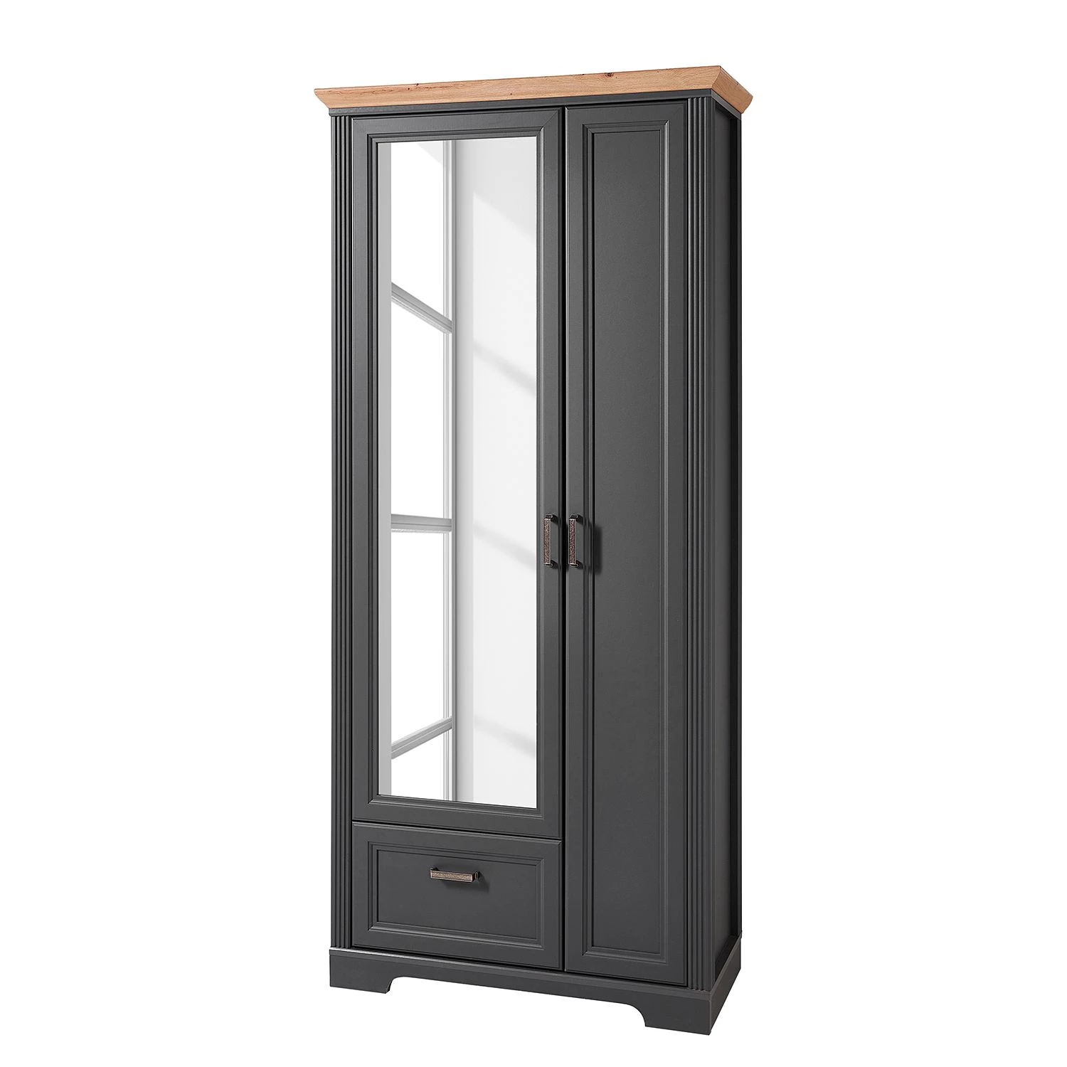 Ridgevalley Armoire d’entrée Jasmund II - Graphite