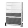 EasyOffice by Paperflow Caisson bureau easyBox Black/White III - Matière plastique - Blanc / Noir