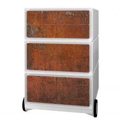 EasyOffice by Paperflow Caisson de bureau easyBox Industrial I - Matière plastique - Blanc