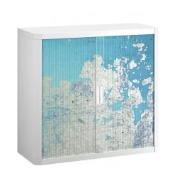 EasyOffice by Paperflow Armoire bureau easyOffice Industrial III - Matière plastique - Blanc