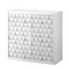 EasyOffice by Paperflow Armoire easyOffice Black/White II - Matière plastique - Gris / Blanc