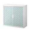 EasyOffice by Paperflow Armoire de bureau easyOffice Vintage I - Matière plastique - Blanc