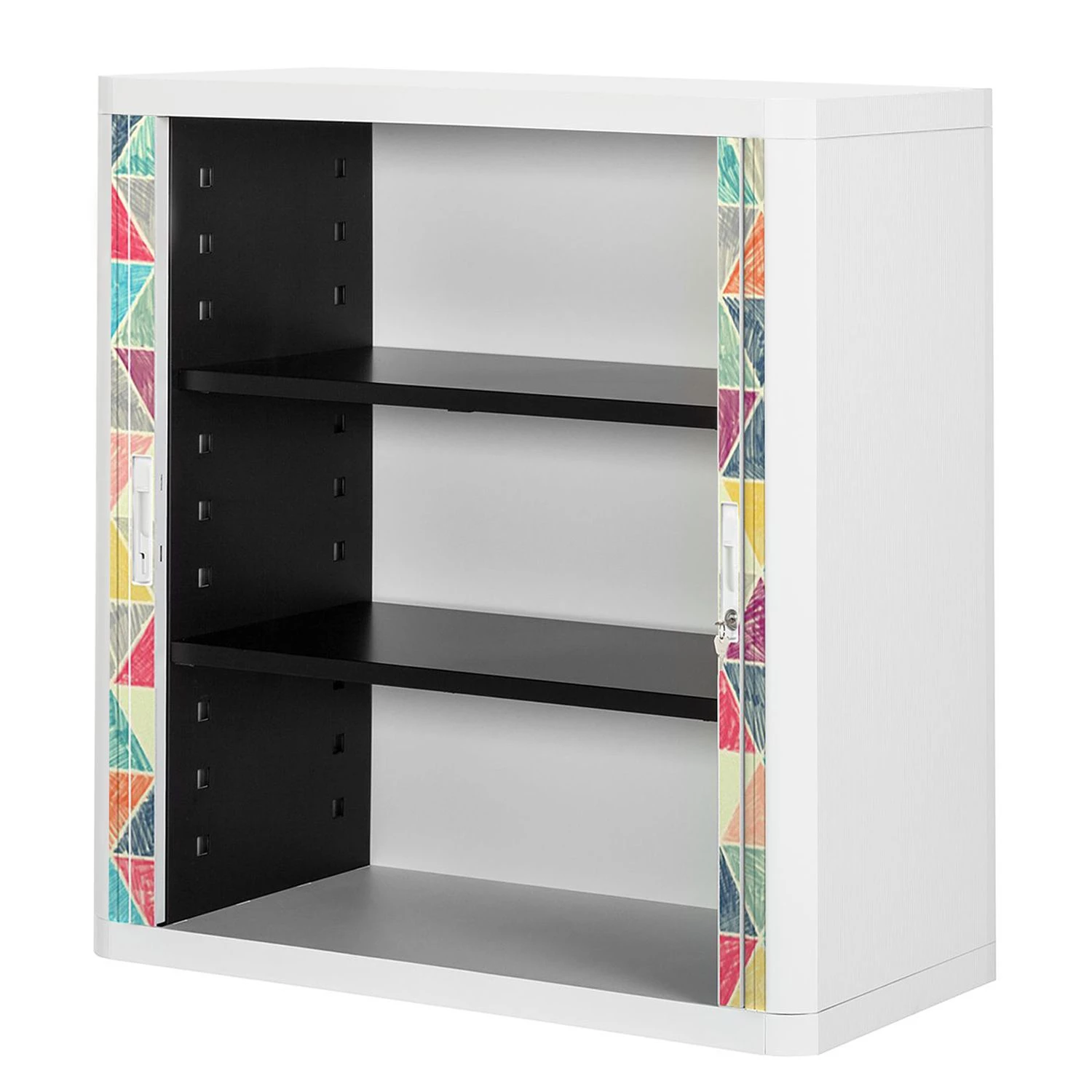 EasyOffice by Paperflow Armoire de bureau easyOffice Vintage III - Matière plastique - Blanc – Image 3