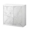 EasyOffice by Paperflow Armoire bureau easyOffice Strukturen I - Matière plastique - Blanc