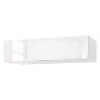 Maja Möbel Meuble murale Shino I - Verre blanc / Blanc - Largeur : 180 cm
