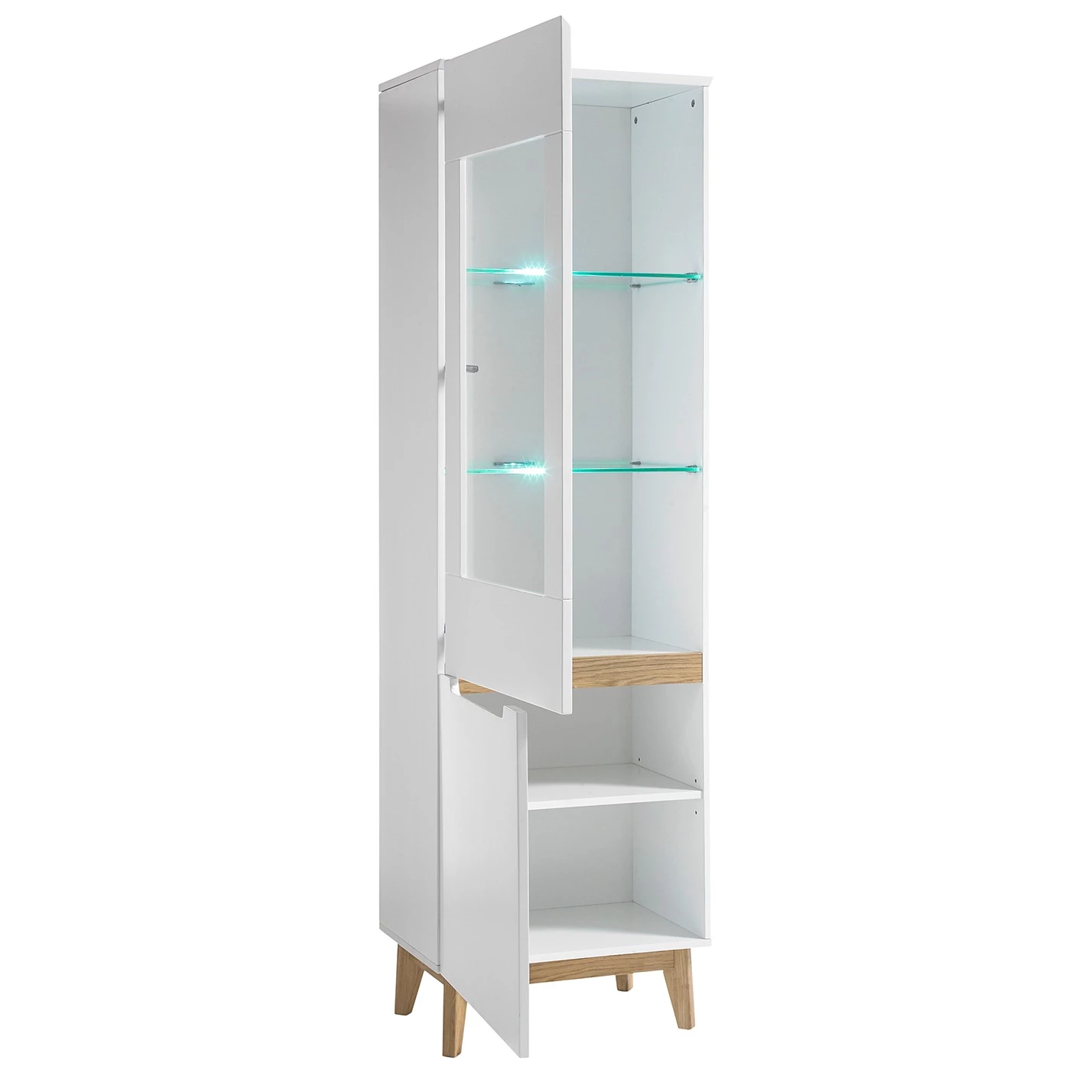 Mørteens Vitrine Tenabo - Blanc mat / Chêne à nœuds – Image 7