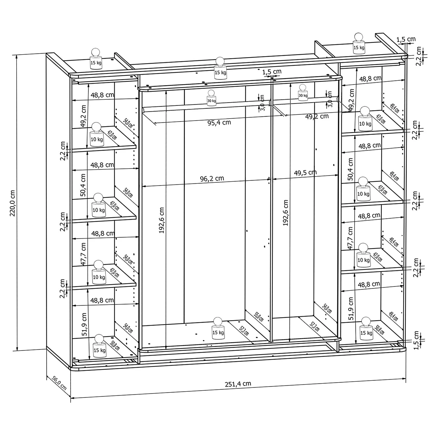 Loftscape Armoire Tromoy - Marron – Image 5