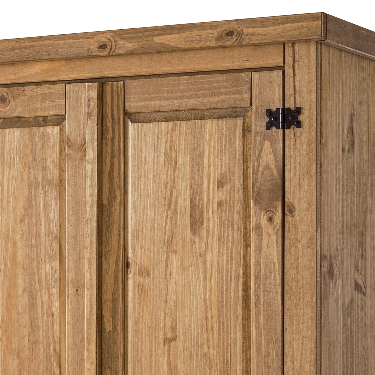 Maison Belfort Armoire Finca Rustica II - Pin massif - Epicéa naturel - Largeur : 194 cm – Image 7