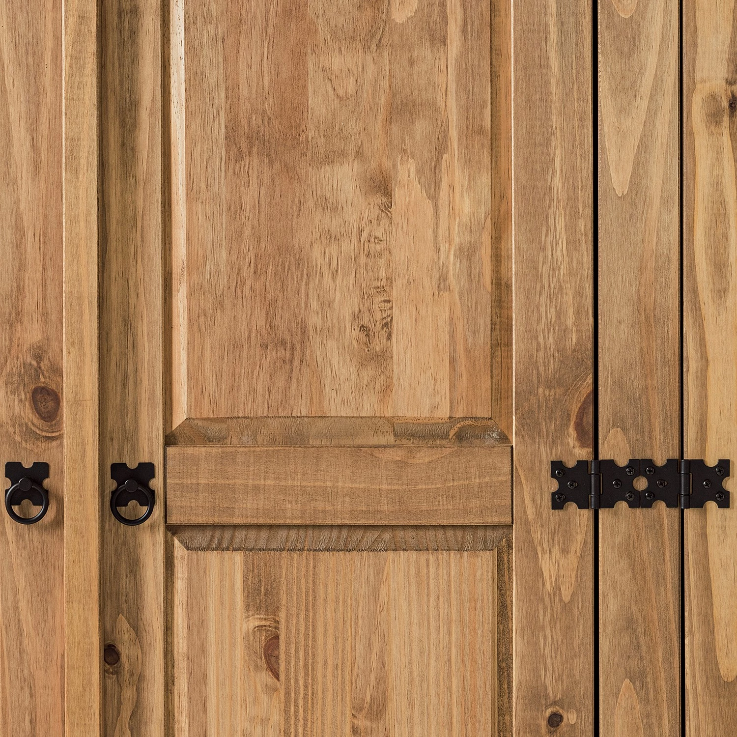 Maison Belfort Armoire Finca Rustica II - Pin massif - Epicéa naturel - Largeur : 194 cm – Image 8