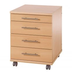 Furnitive Caisson à roulettes Yacolt - Imitation hêtre