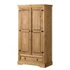 Maison Belfort Armoire Finca Rustica II - Pin massif - Epicéa naturel - Largeur : 101 cm