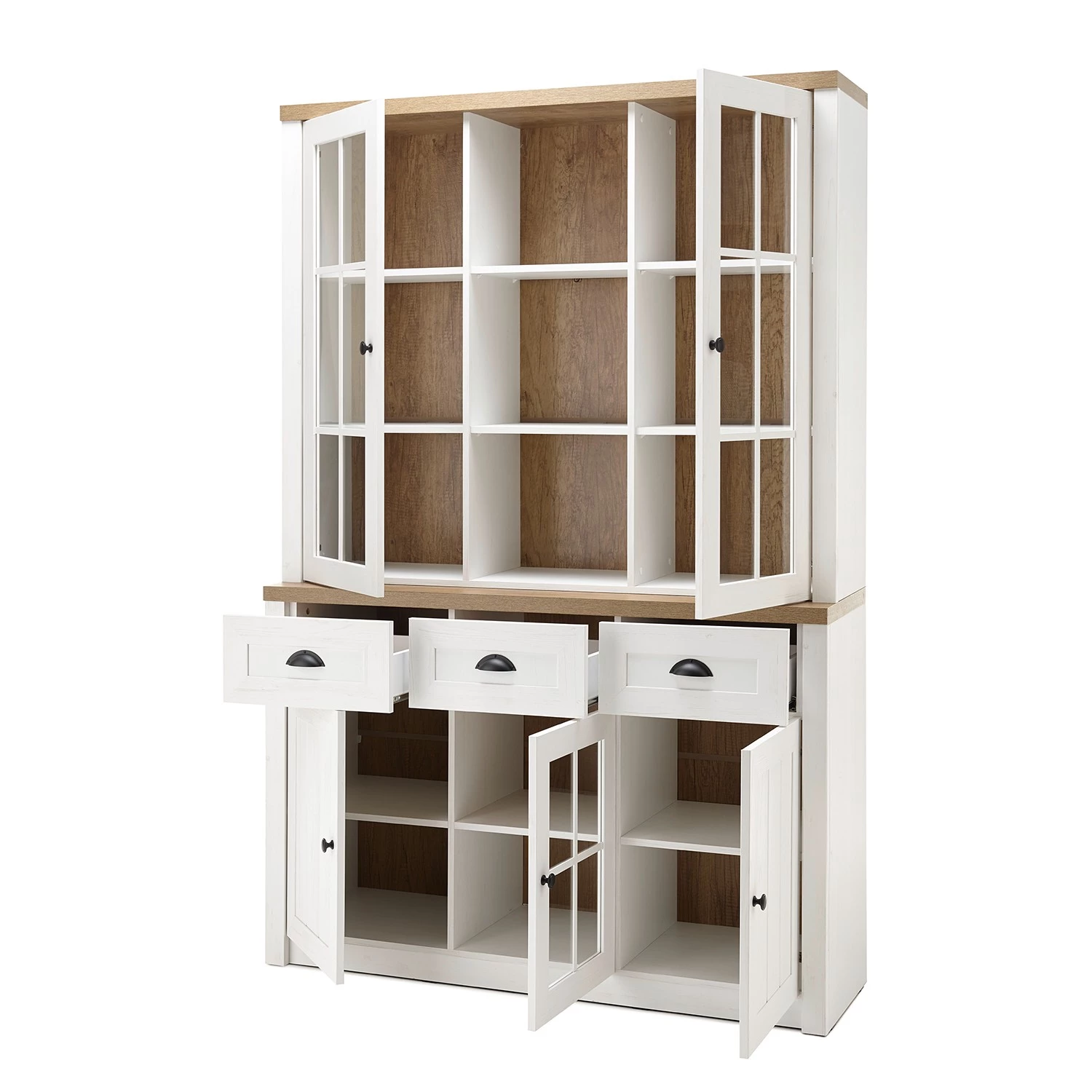 Norrwood Vaisselier Proville I - Imitation chêne blanc / Imitation chêne – Image 4