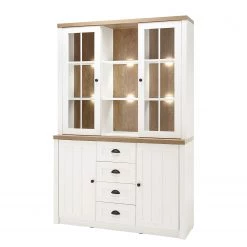 Norrwood Vaisselier Proville II - Imitation chêne blanc / Imitation chêne