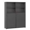 Furnitive Armoire de bureau Cookley II - Anthracite