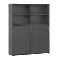 Furnitive Armoire de bureau Cookley II - Anthracite