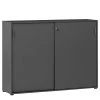 Furnitive Armoire de bureau Cookley I - Anthracite