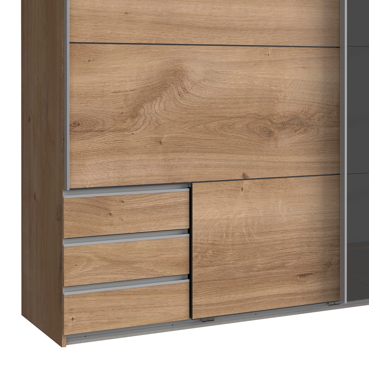 Wimex Armoire portes coulissantes Valencia II - Largeur : 225 cm – Image 3