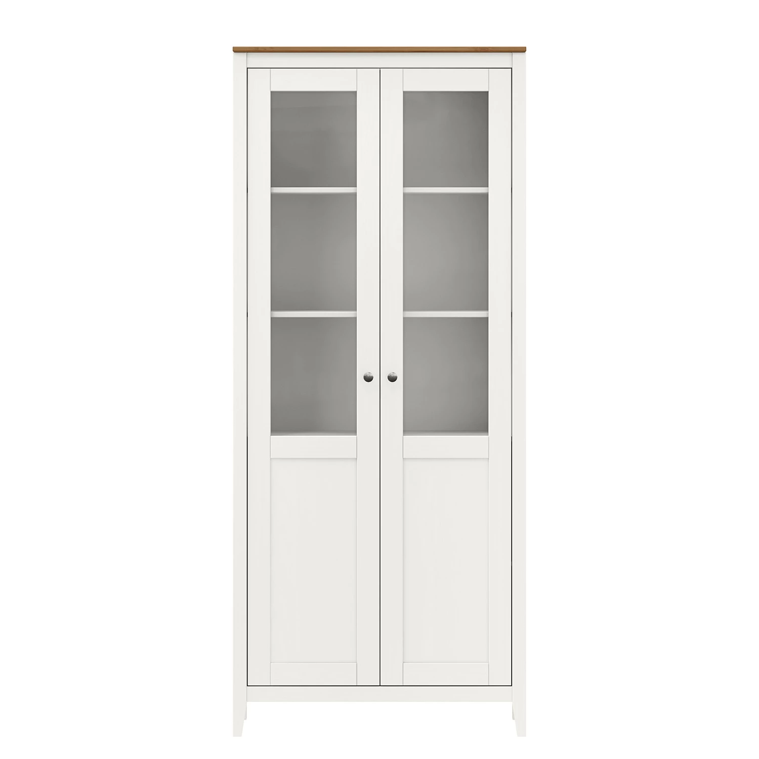 Maison Belfort Vitrine Rivery I - Pin massif - Blanc – Image 3