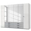 Wimex Armoire Sumatra - Largeur : 270 cm - Avec portes miroir
