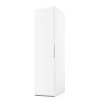 Express Möbel Armoire Escalo I - Blanc polaire - Hauteur : 187 cm - Largeur : 50 cm