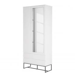 Fredriks Armoire Zaddy - Blanc mat / Noir
