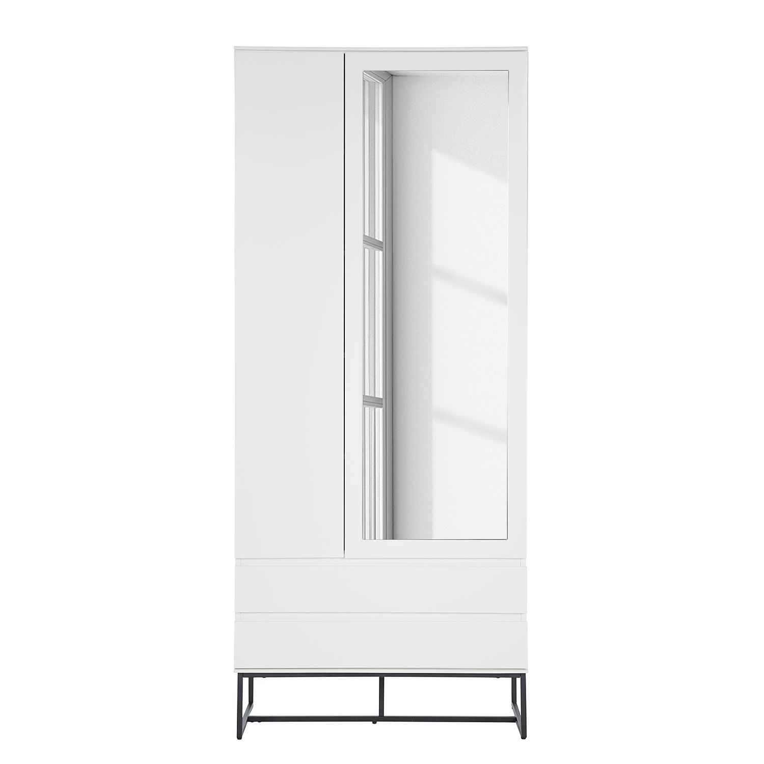 Fredriks Armoire Zaddy - Blanc mat / Noir – Image 3