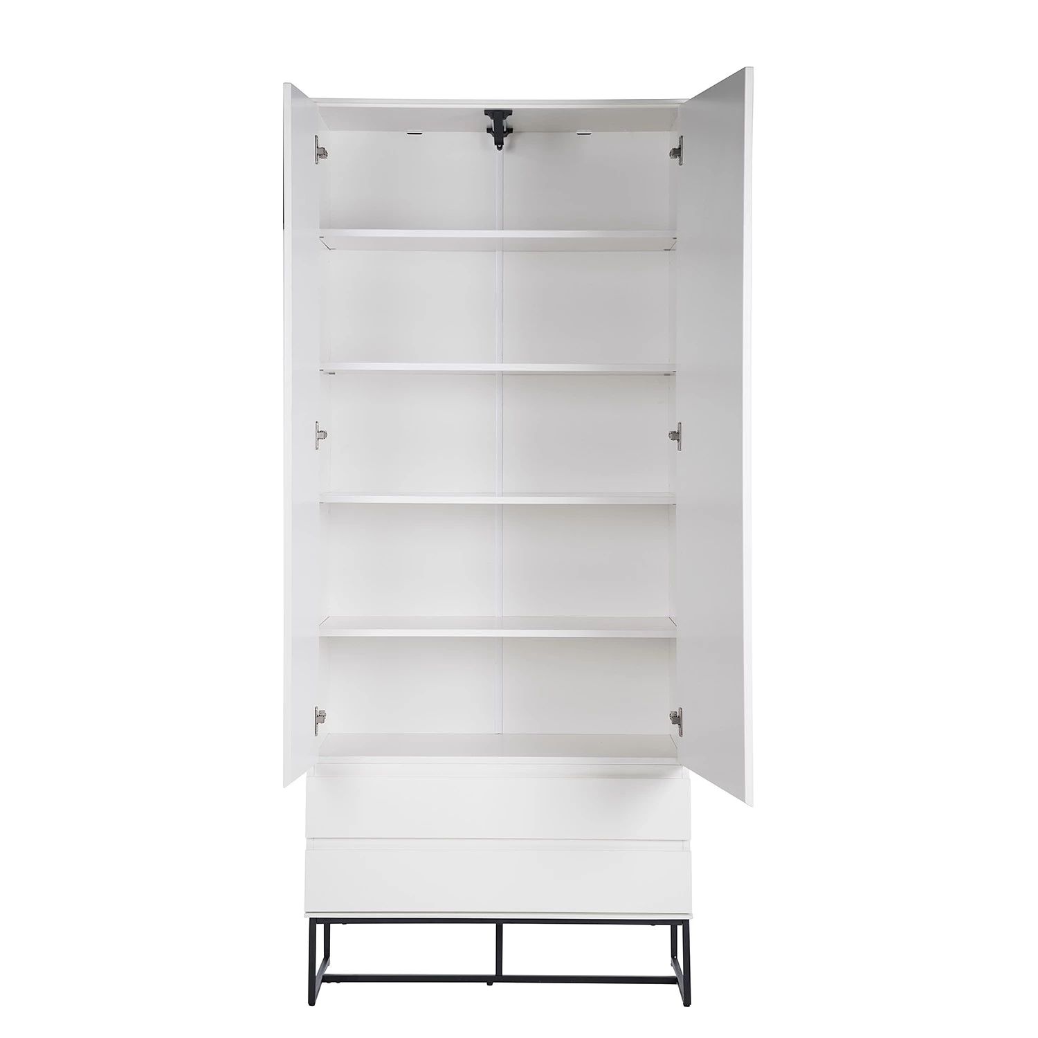 Fredriks Armoire Zaddy - Blanc mat / Noir – Image 7