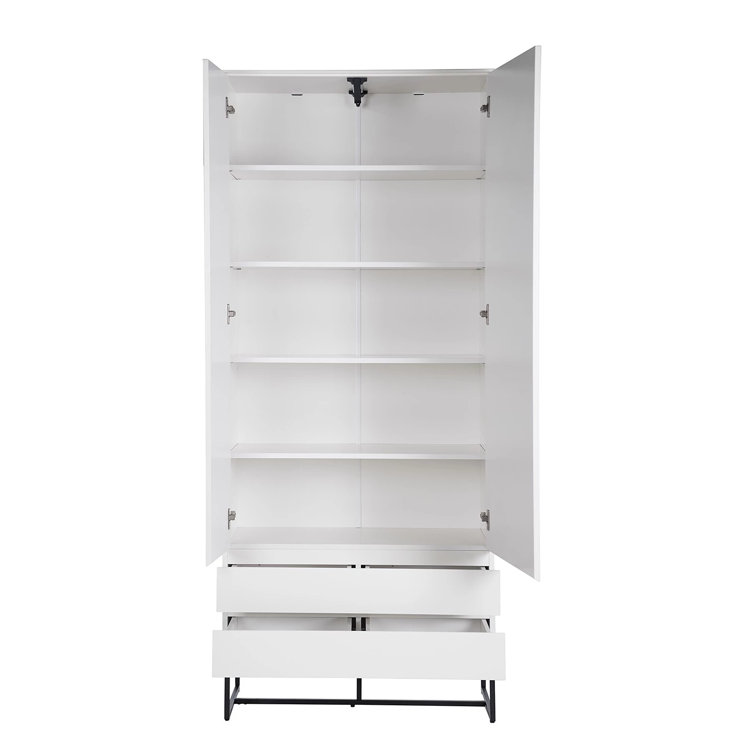Fredriks Armoire Zaddy - Blanc mat / Noir – Image 8