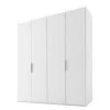 Express Möbel Armoire One 210 - Blanc polaire - Hauteur : 216 cm - Largeur : 200 cm